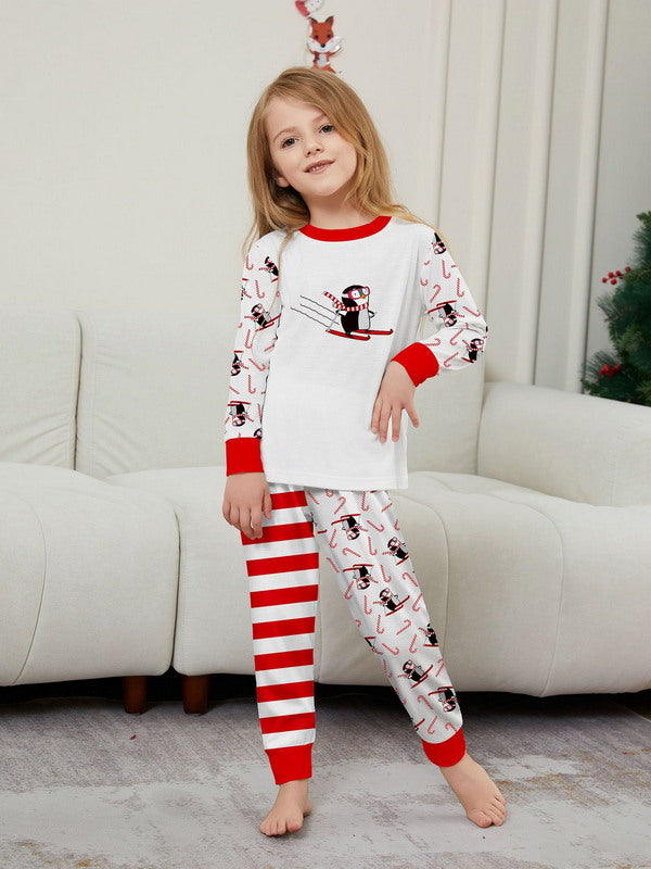 Matching Merry Christmas Santa Print Cozy and Festive Christmas Pajamas for the Whole Family