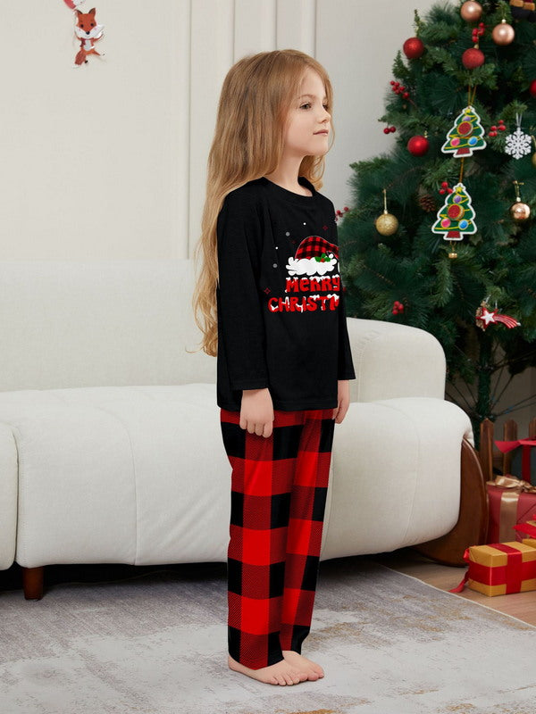 Matching Merry Christmas Santa Print Cozy and Festive Christmas Pajamas for the Whole Family