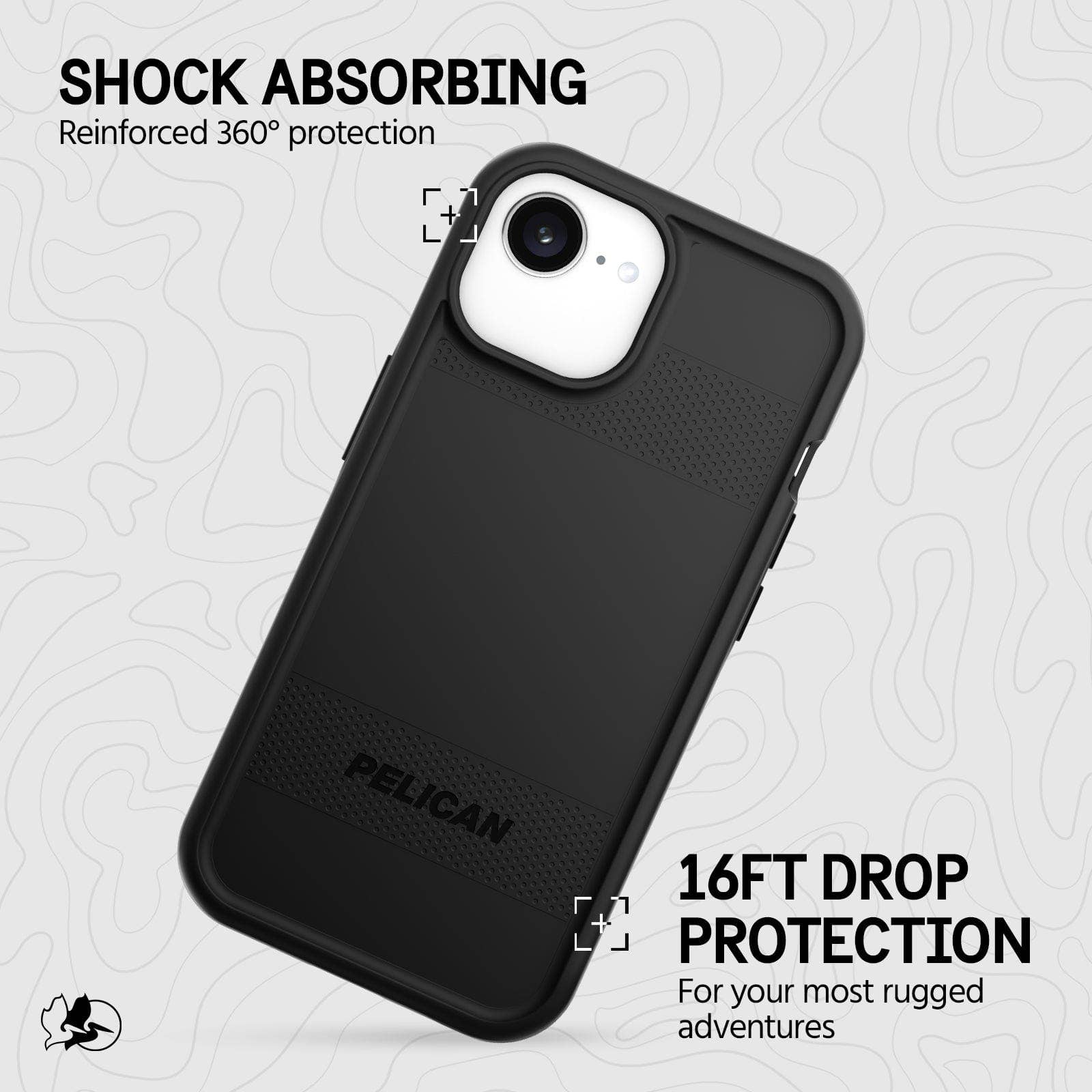 Pelican Protector MagSafe - iPhone 16e: Black