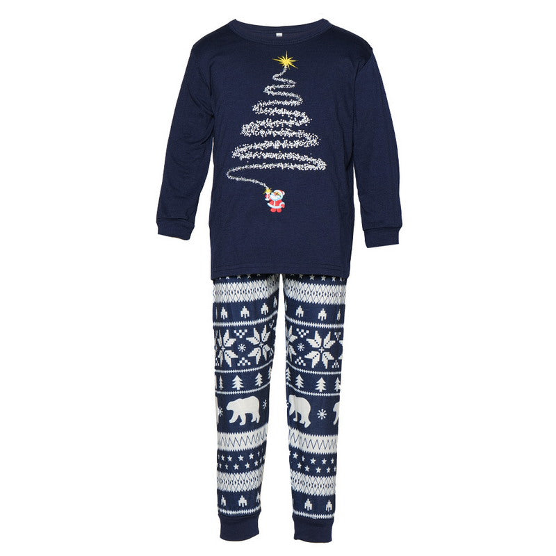 Modern Active Cozy and Festive Christmas Pajamas for the Whole Family I Navy