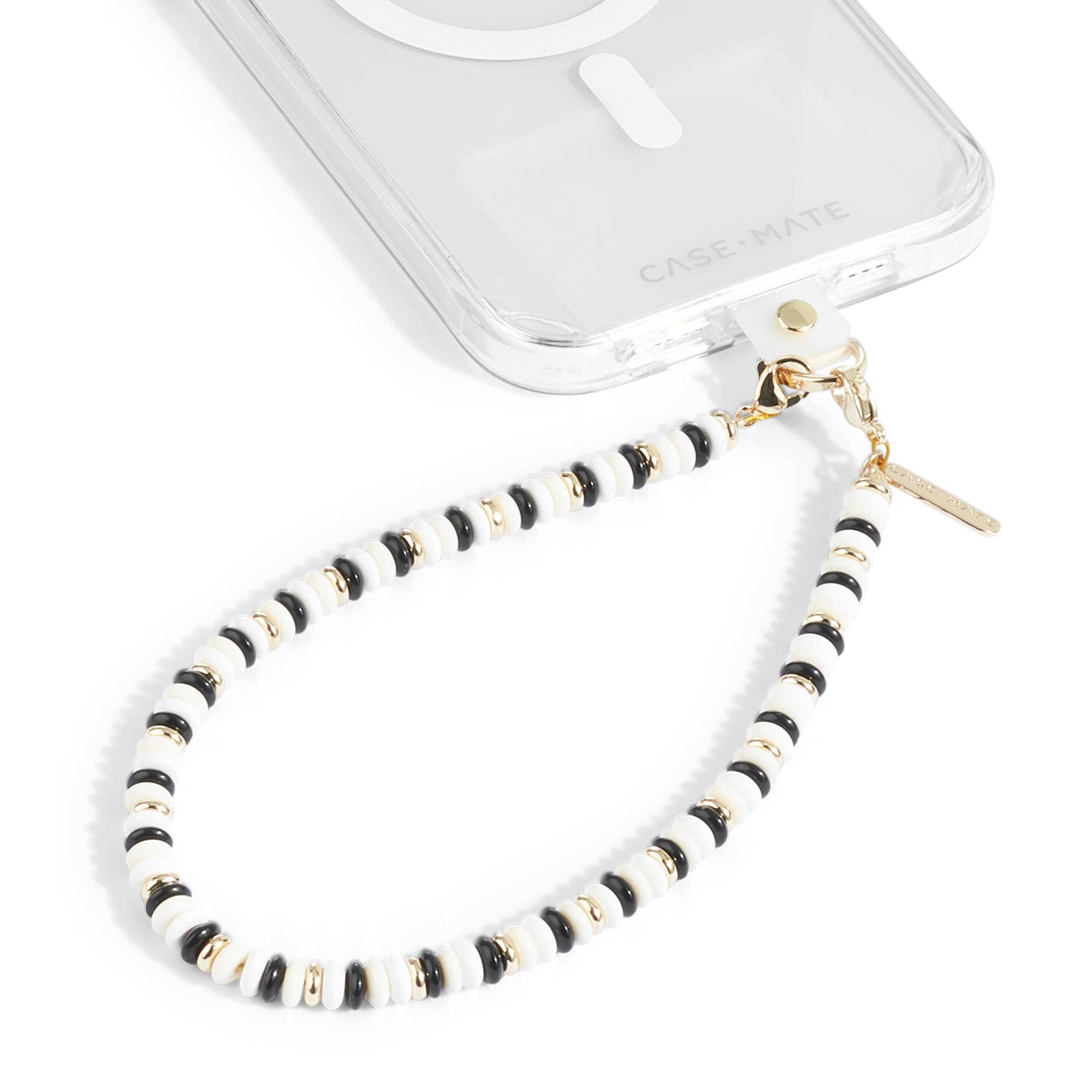 Ivory & Onyx Phone Charm: Ivory & Onyx