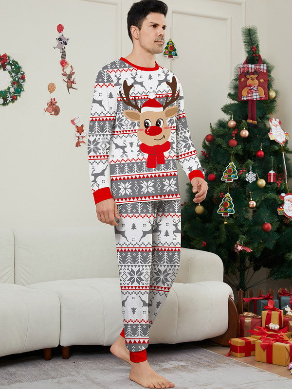 Matching Merry Christmas Santa Print Cozy and Festive Christmas Pajamas for the Whole Family