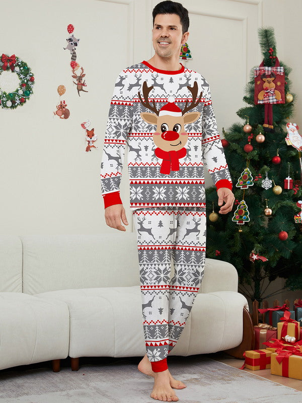 Matching Merry Christmas Santa Print Cozy and Festive Christmas Pajamas for the Whole Family