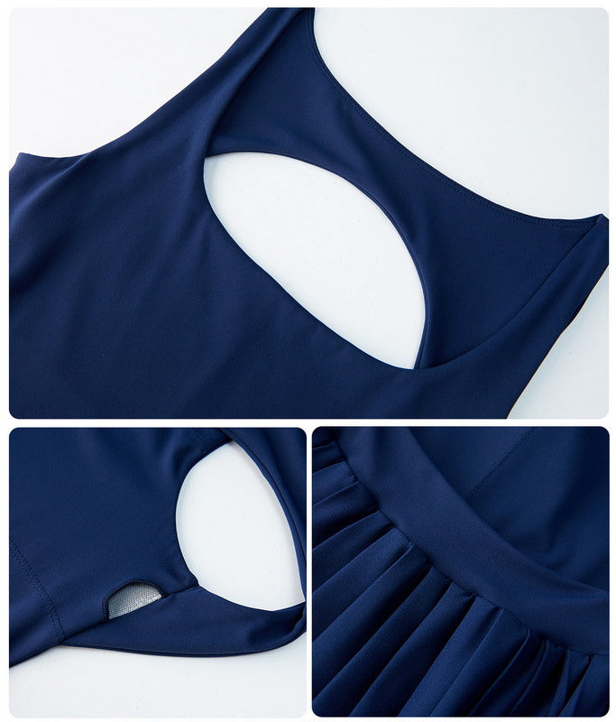 BackSwing Pleated Dress