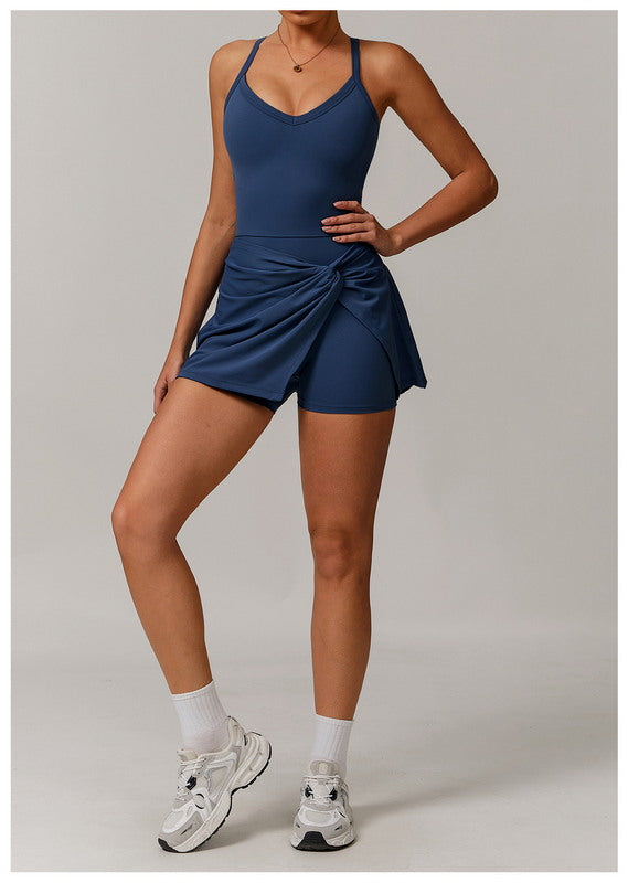 PowerPlay Skirted Romper