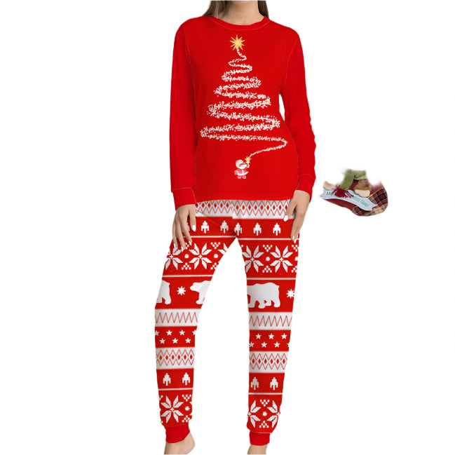 Matching Merry Christmas Tree Print Cozy and Festive Christmas Pajamas for the Whole Family