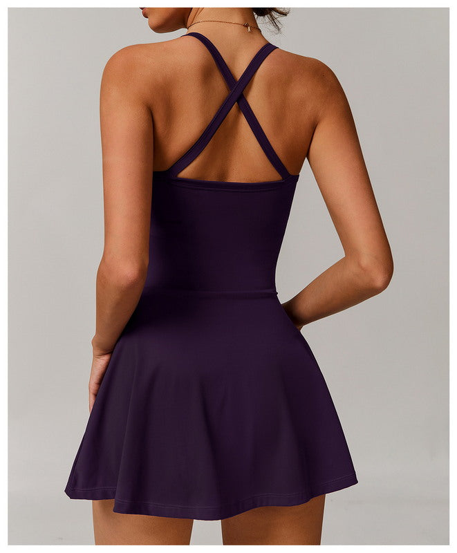 PowerPlay Skirted Romper