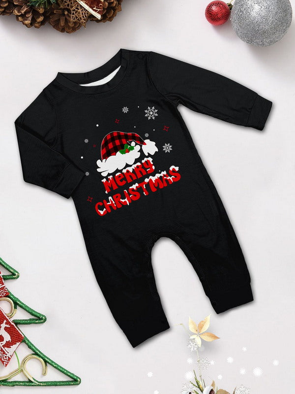 Matching Merry Christmas Santa Print Cozy and Festive Christmas Pajamas for the Whole Family