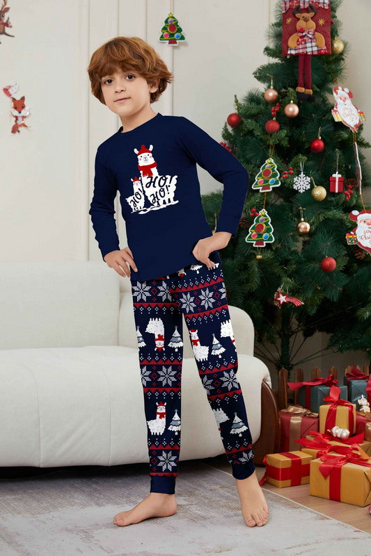 Matching Merry Christmas Santa Print Cozy and Festive Christmas Pajamas for the Whole Family