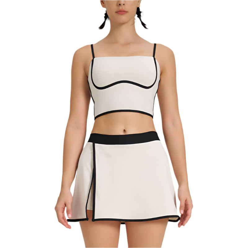 Two-Piece Tennis Skirt Set