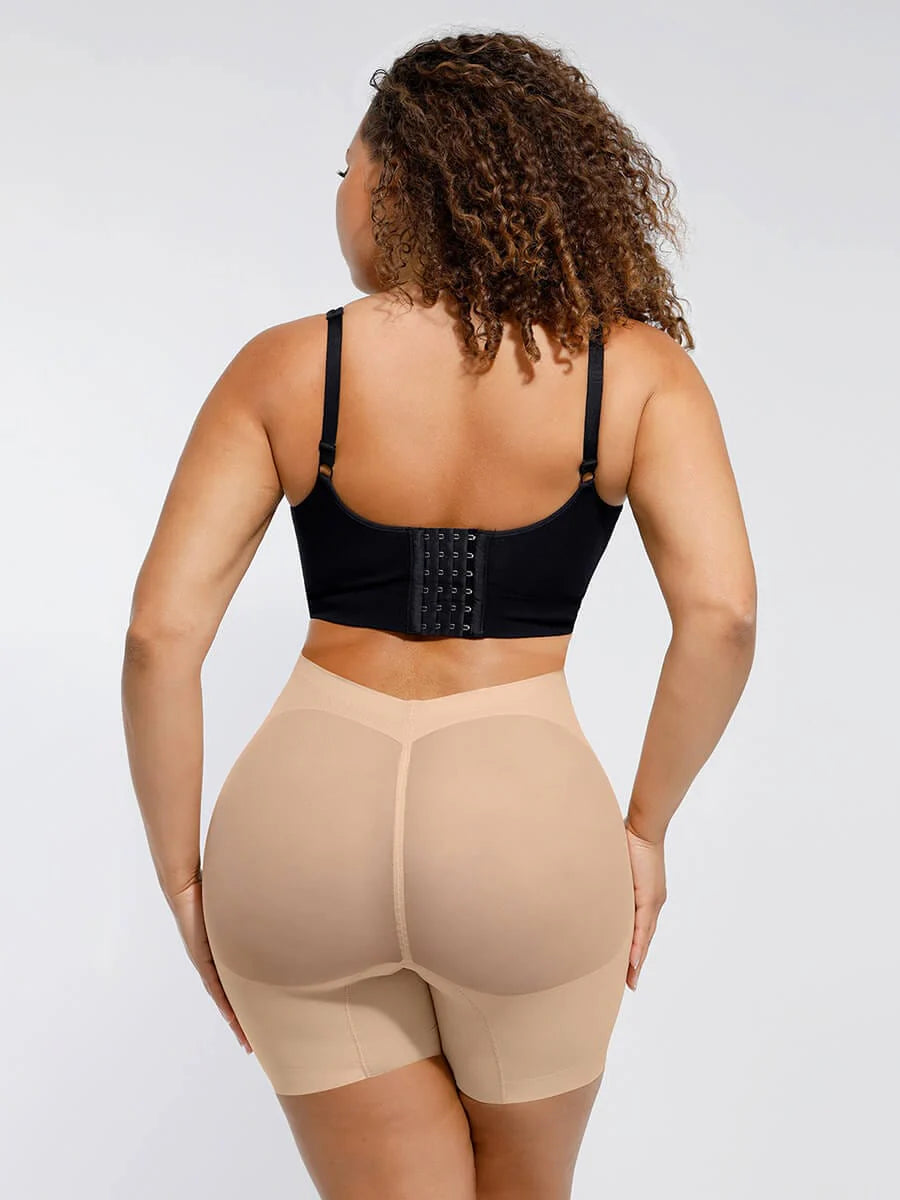 Modern Active slimming Leg Back Low Waist Fitted Mesh Butt Lifter