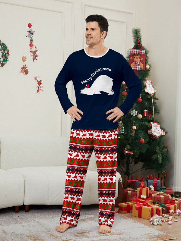 Matching Merry Christmas Santa Print Cozy and Festive Christmas Pajamas for the Whole Family