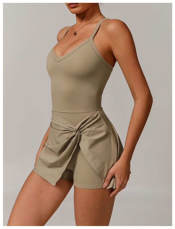 PowerPlay Skirted Romper