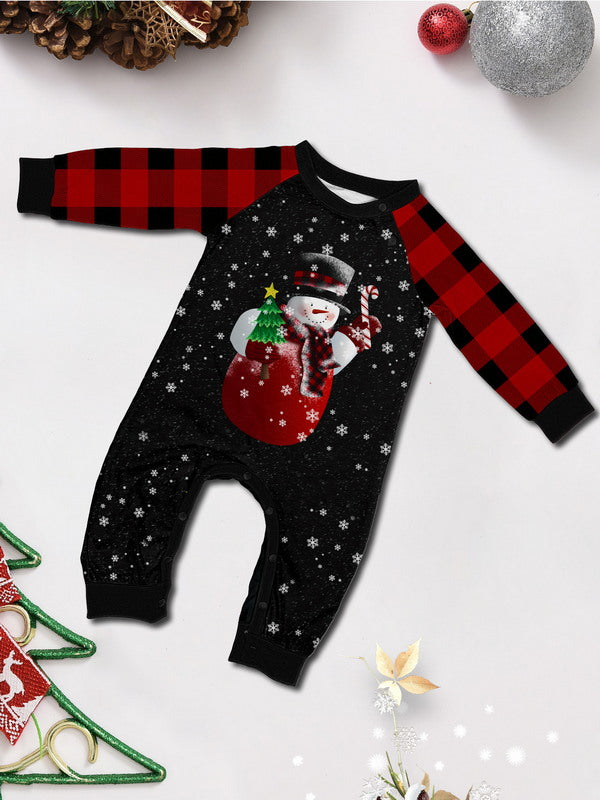 Matching Merry Christmas Snowman Print Cozy and Festive Christmas Pajamas for the Whole Family