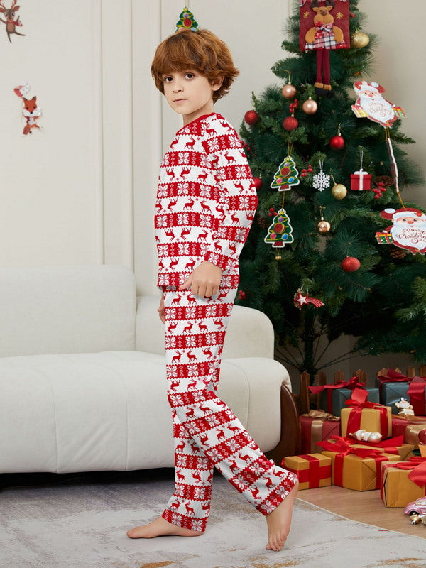 Matching Merry Christmas Trees Print Cozy and Festive Christmas Pajamas for the Whole Family