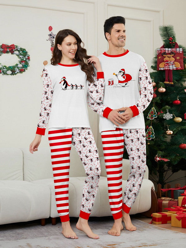 Matching Merry Christmas Santa Print Cozy and Festive Christmas Pajamas for the Whole Family