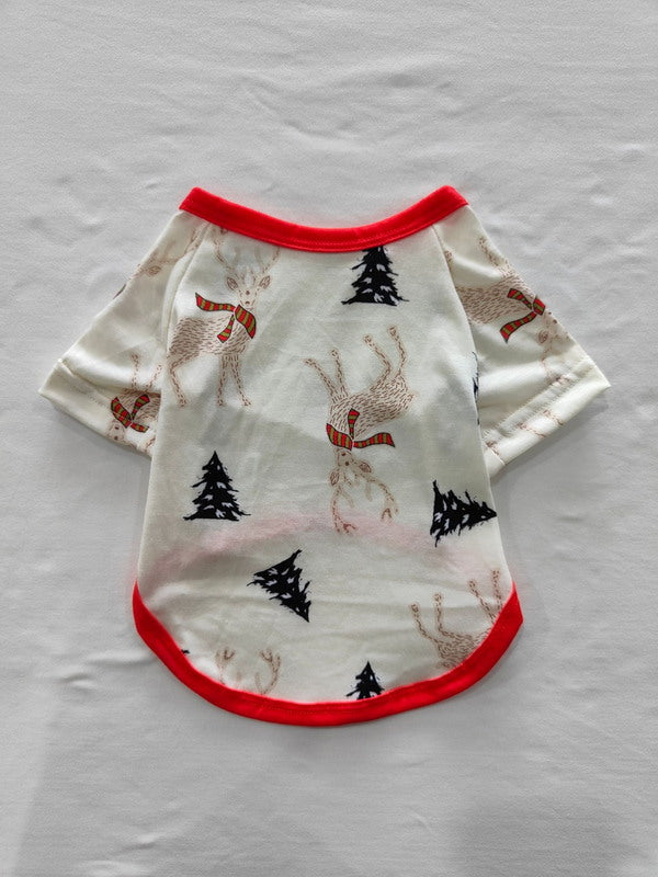 Matching Merry Christmas Reindeer Print Cozy and Festive Christmas Pajamas for the Whole Family