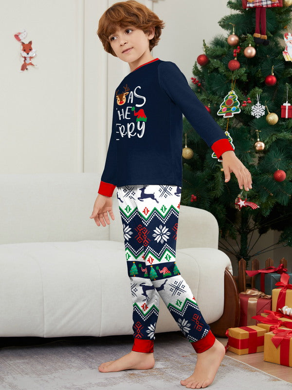 Matching Merry Christmas Trees Print Cozy and Festive Christmas Pajamas for the Whole Family