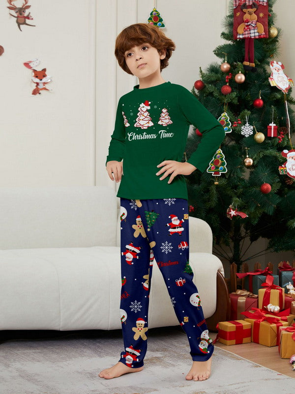 Matching Merry Christmas Trees Print Cozy and Festive Christmas Pajamas for the Whole Family