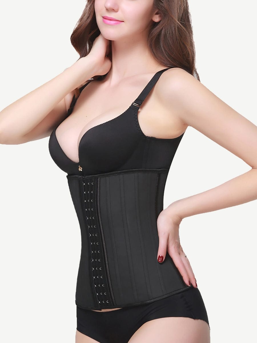 Modern Active 25 Steel Boned Compression Waist Trainer - Lose Weight and Tone with Latex Material