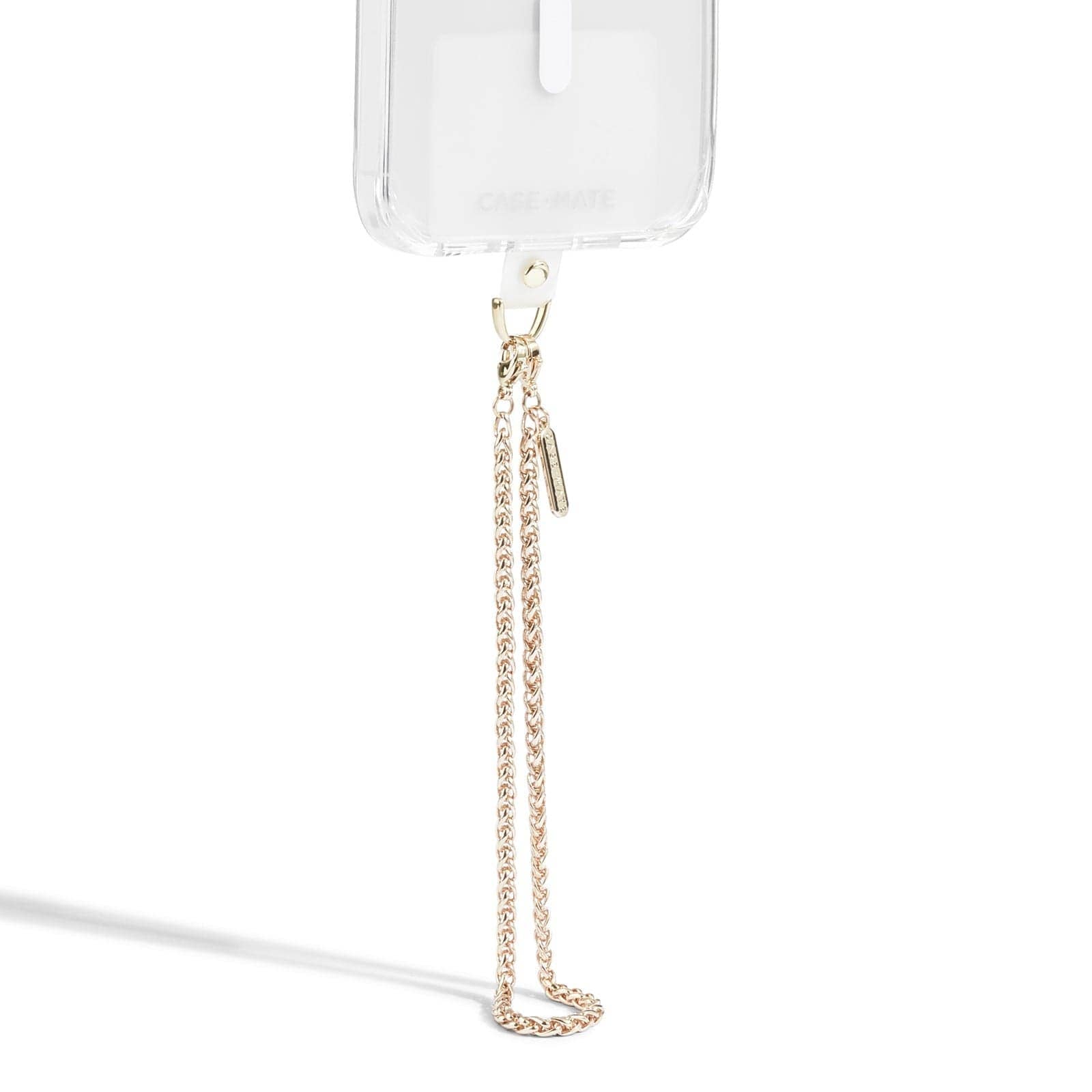 Dainty Gold Chain Phone Charm: Dainty Gold