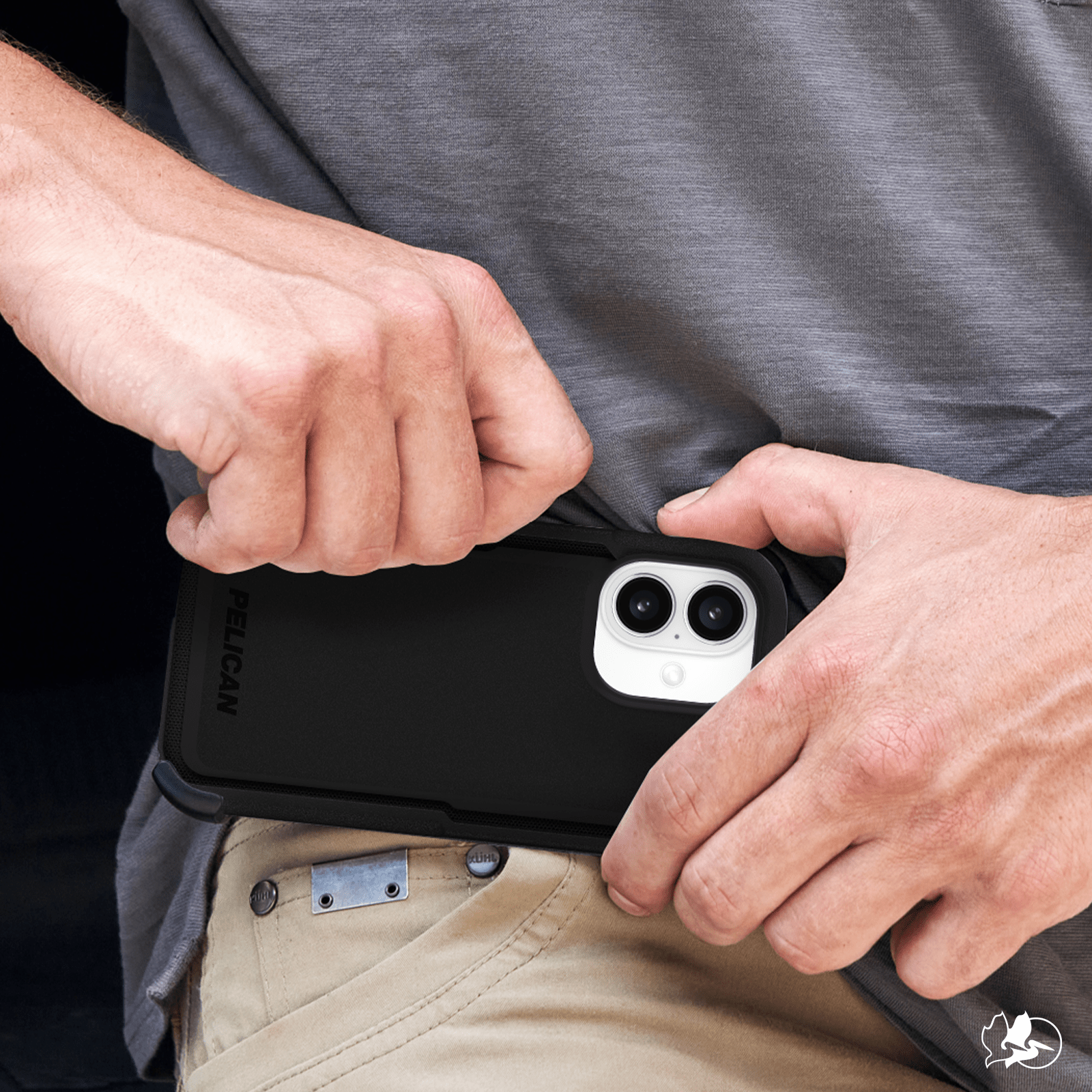 Pelican Voyager Black MagSafe - iPhone 16: Black