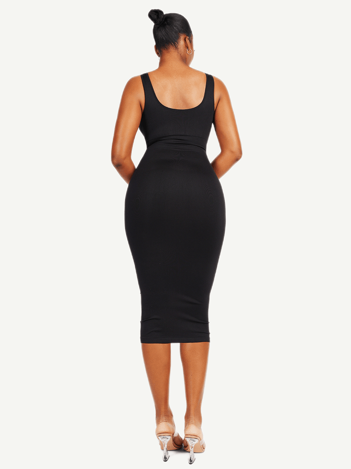 🌿 Eco-friendly Shaper Large U-back Snatched Seamless Dress