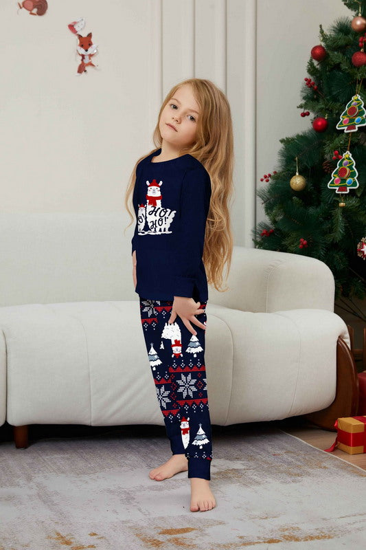 Matching Merry Christmas Santa Print Cozy and Festive Christmas Pajamas for the Whole Family