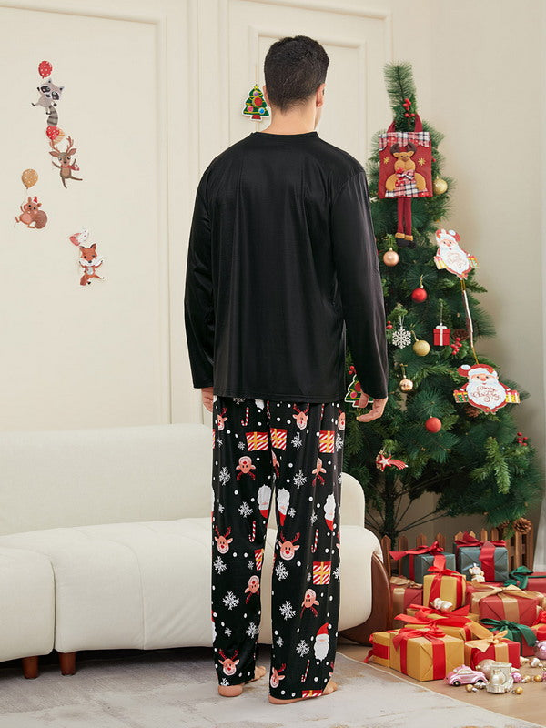 Matching Merry Christmas Santa Print Cozy and Festive Christmas Pajamas for the Whole Family
