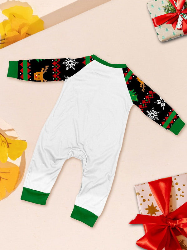 Matching Merry Christmas Reindeer Print Cozy and Festive Christmas Pajamas for the Whole Family
