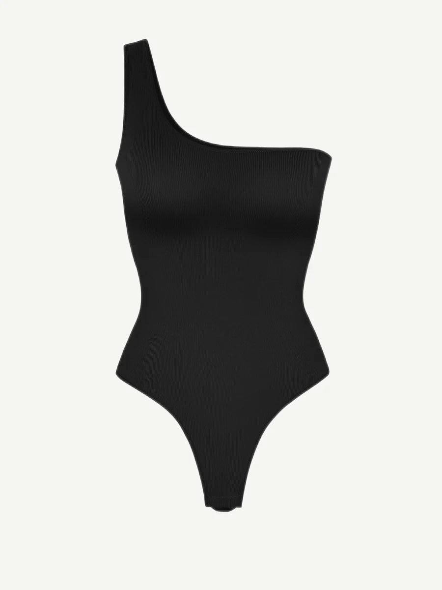Modern Active Seamless One-Shoulder Body Bodysuit with Waist Sculpting and Tummy Control
