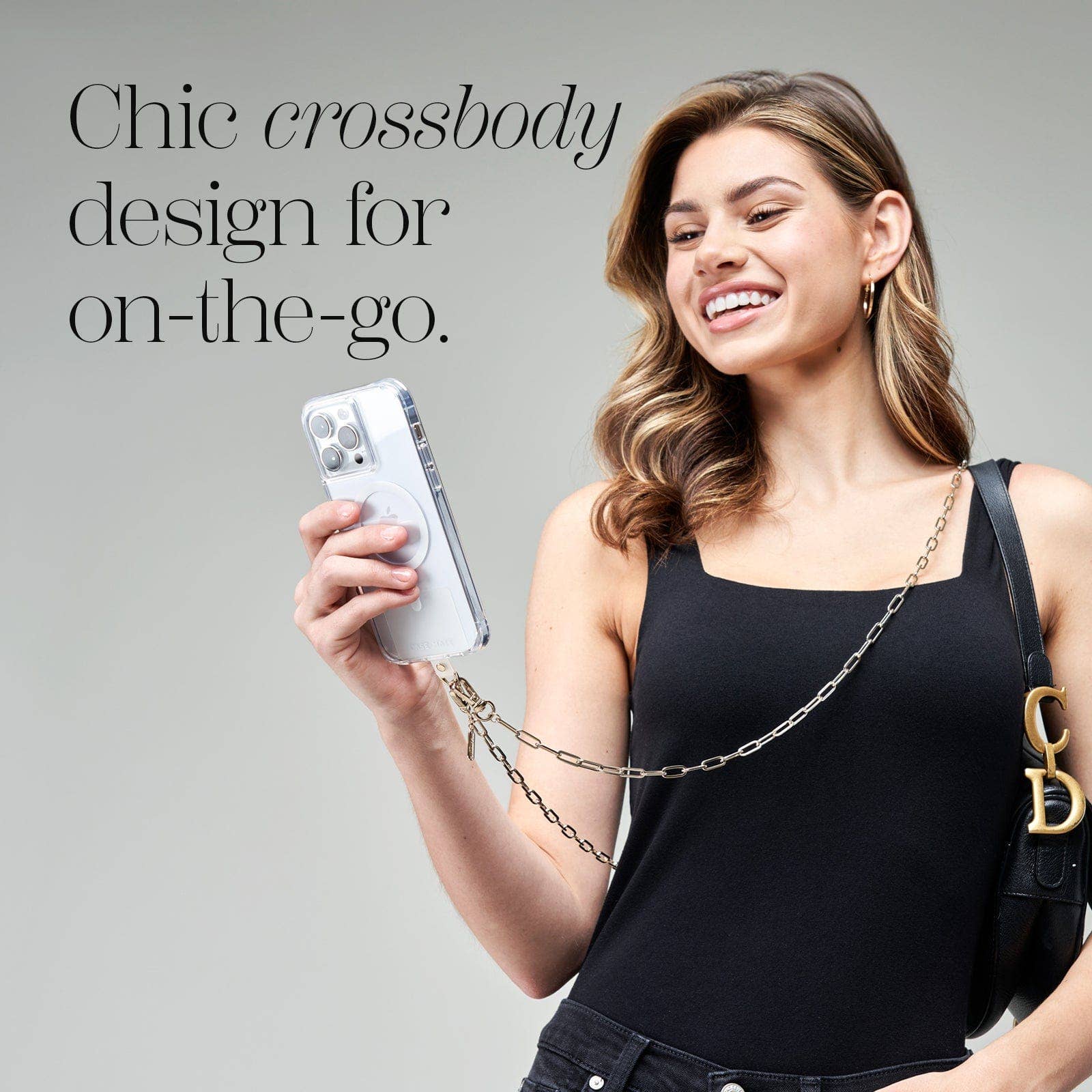 Gold Chain Phone Crossbody: Gold Chain