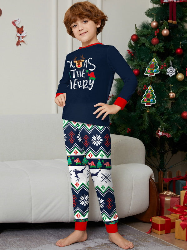Matching Merry Christmas Trees Print Cozy and Festive Christmas Pajamas for the Whole Family