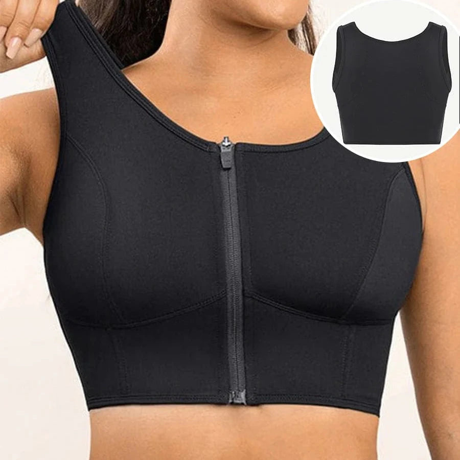 SculptFit Latex Compression Crop Top