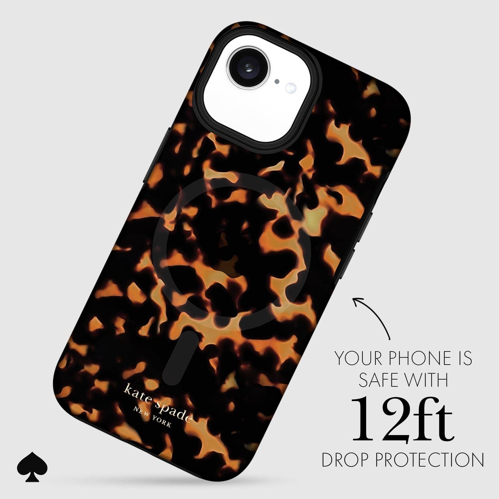 Kate spade new york iPhone 16e Tortoiseshell MagSafe: Tortoiseshell