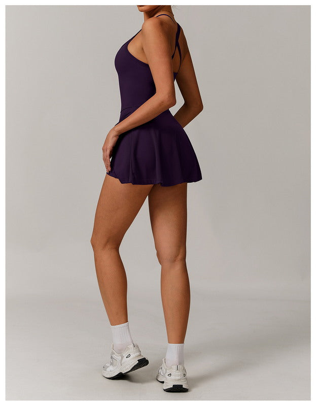 PowerPlay Skirted Romper