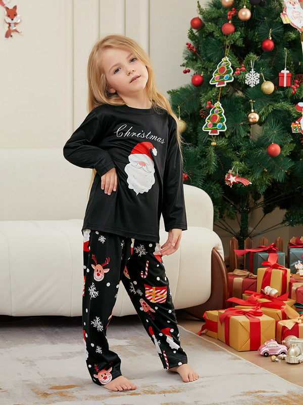 Matching Merry Christmas Santa Print Cozy and Festive Christmas Pajamas for the Whole Family