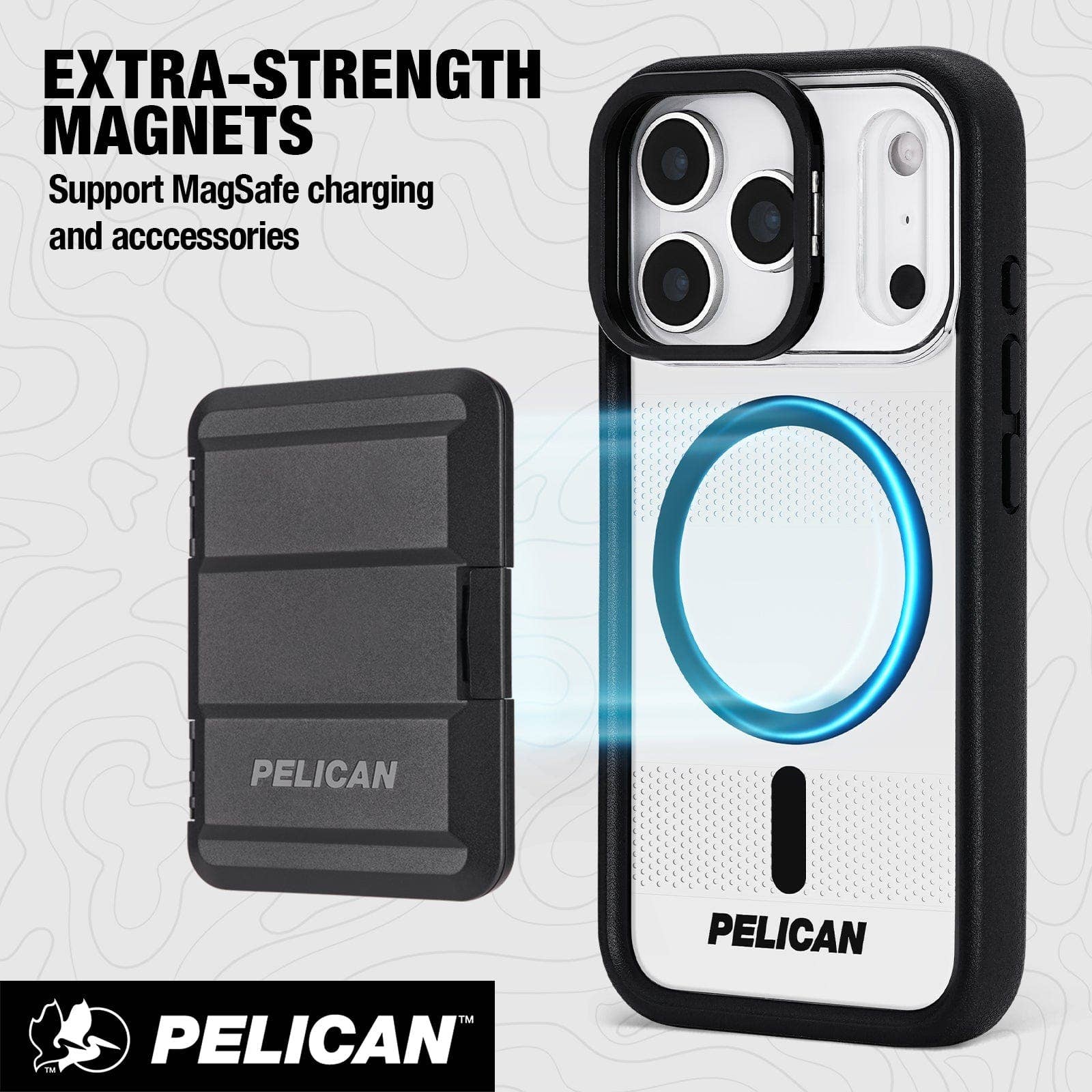 Pelican Protector Clear MagSafe w/ Stand - iPhone 17 Pro: Clear