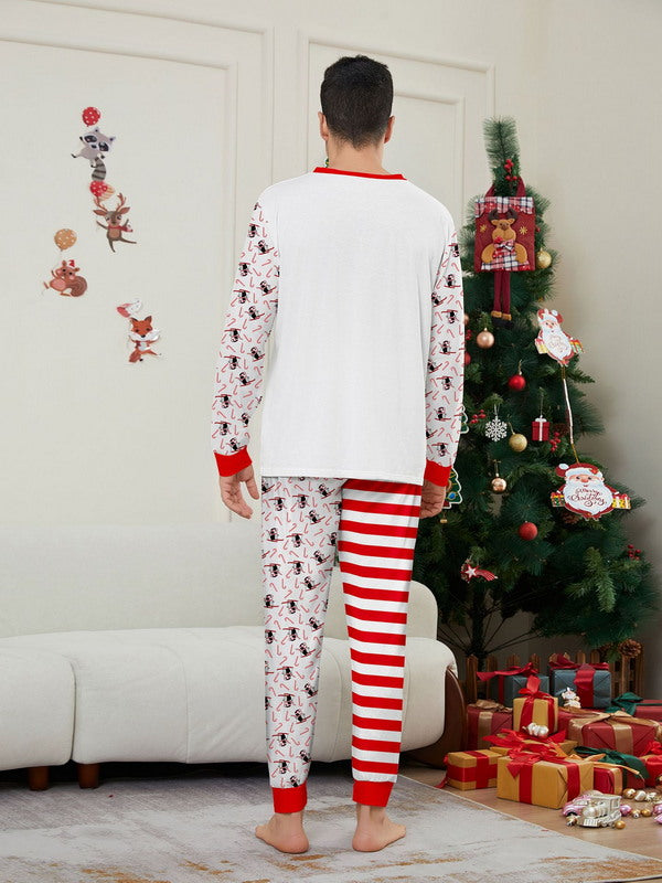Matching Merry Christmas Santa Print Cozy and Festive Christmas Pajamas for the Whole Family