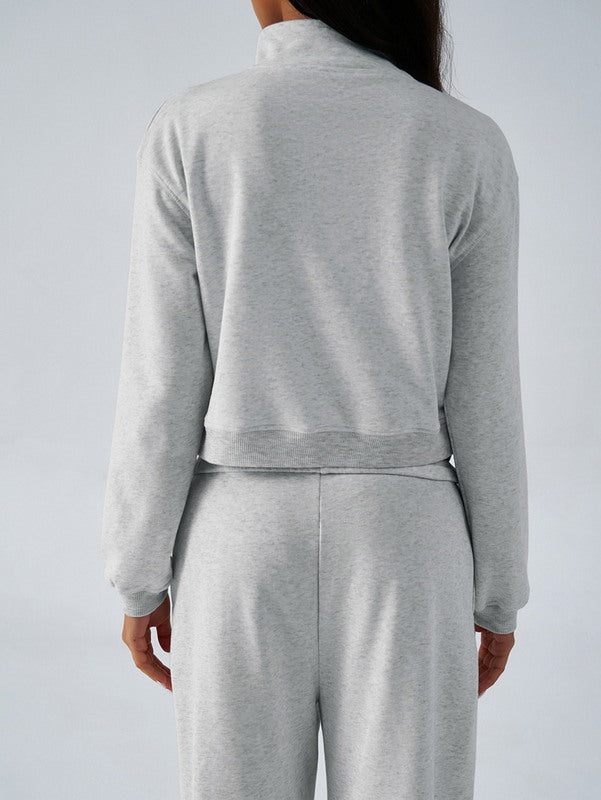 Cloudy Day Half-Zip Lounge Set