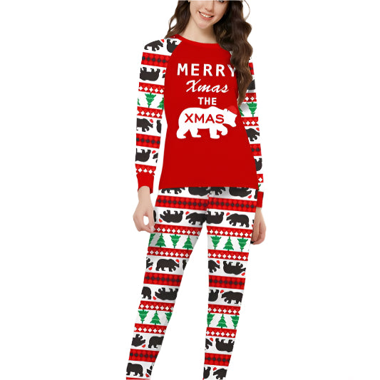 Matching Merry Christmas Print Cozy and Festive Christmas Pajamas for the Whole Family