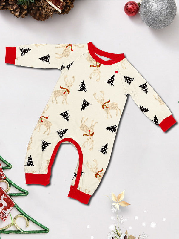 Matching Merry Christmas Reindeer Print Cozy and Festive Christmas Pajamas for the Whole Family
