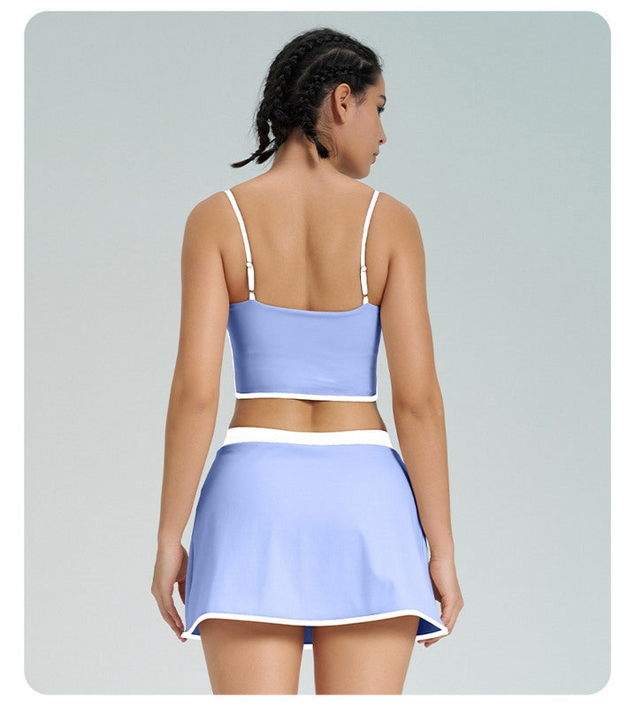 Two-Piece Tennis Skirt Set