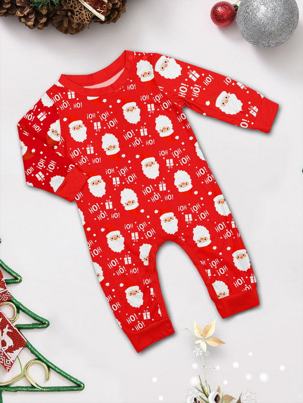 Matching Merry Christmas Santa Print Cozy and Festive Christmas Pajamas for the Whole Family