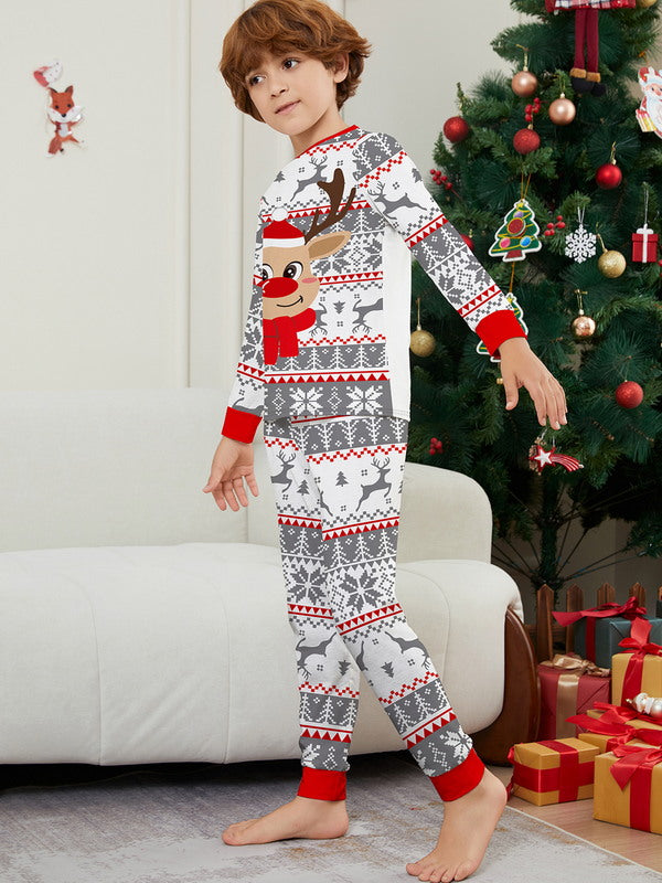 Matching Merry Christmas Santa Print Cozy and Festive Christmas Pajamas for the Whole Family