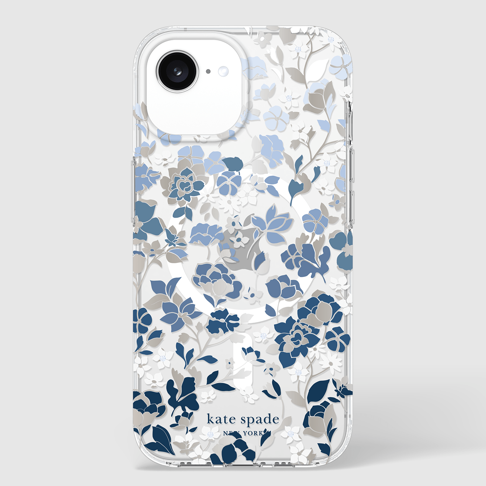 Kate spade new york iPhone 16e Flowerbed Blue MagSafe: Flowerbed Blue