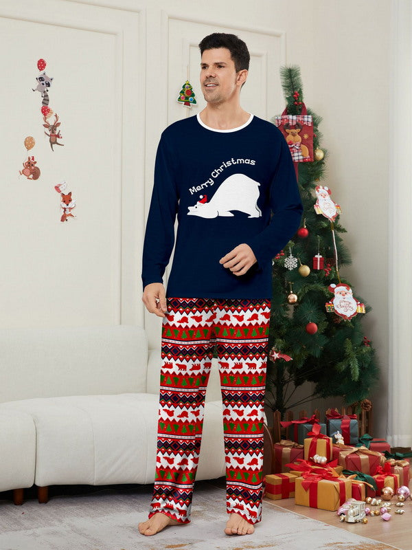 Matching Merry Christmas Santa Print Cozy and Festive Christmas Pajamas for the Whole Family