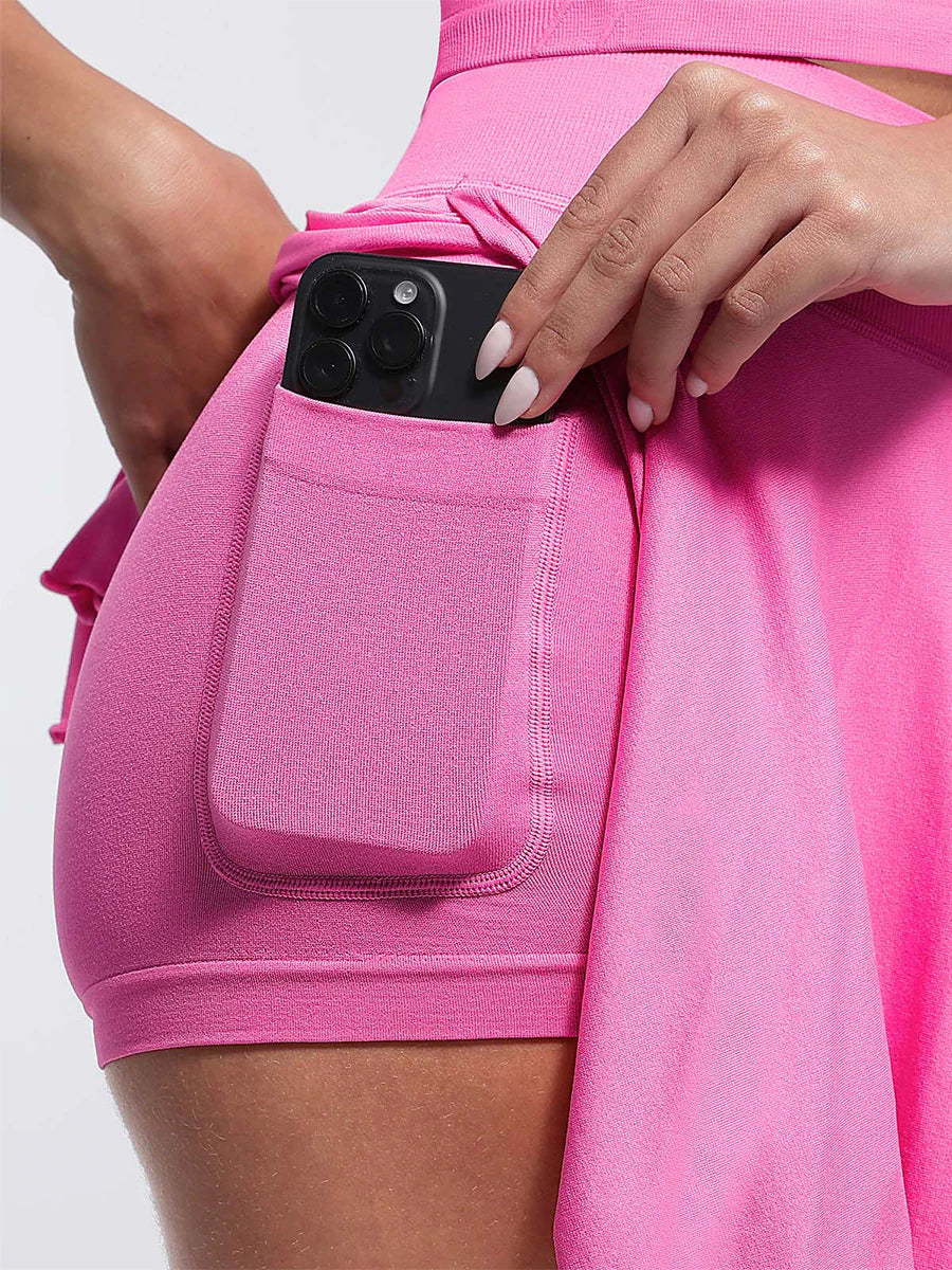 Active Flow Seamless Tennis Skirt