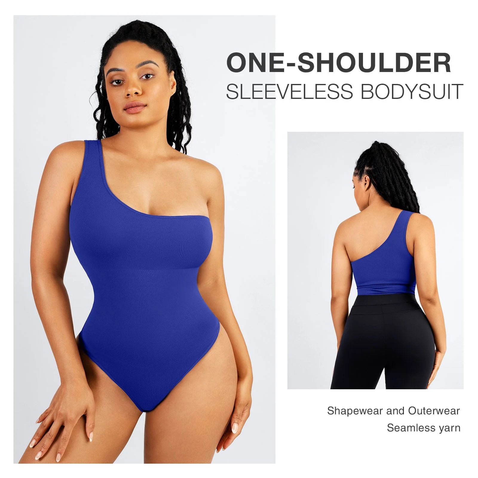 Modern Active Seamless One-Shoulder Body Bodysuit with Waist Sculpting and Tummy Control
