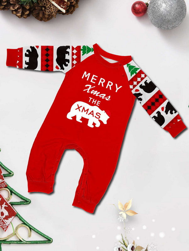 Matching Merry Christmas Print Cozy and Festive Christmas Pajamas for the Whole Family